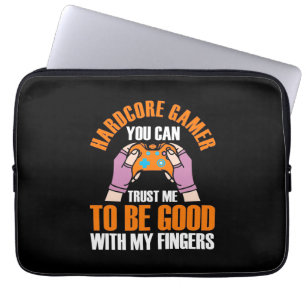 Gamer-Geschenk Hardcore Gamer Sie können mir ver Laptopschutzhülle