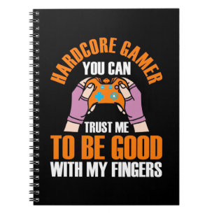 Gamer-Geschenk Hardcore Gamer Sie können mir ver Notizblock