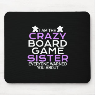 Gamer-Geschenk Ich bin die verrückte Spielerin Mousepad