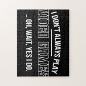 Gamer-Geschenk | Ich spiele nicht immer Videospiel Puzzle (Vertikal)