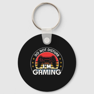 Gamer-Geschenk Ich spiele nicht stören Schlüsselanhänger