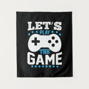 Gamer-Geschenk Lasse Spielen Wandteppich