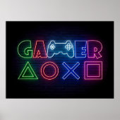 Gamer-Geschenk Poster (Vorne)
