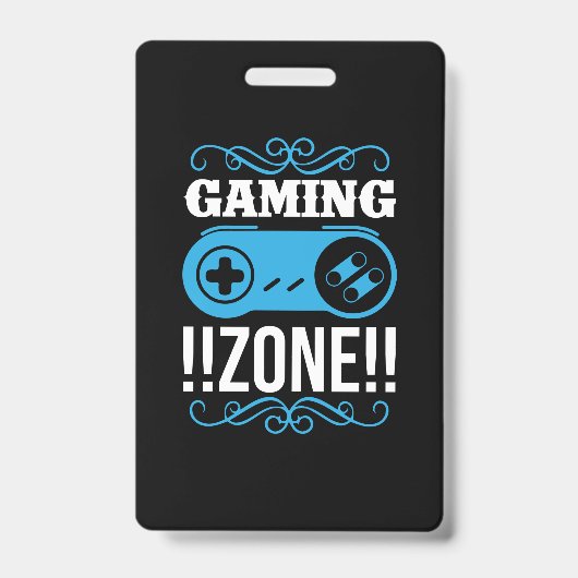 Gamer-Geschenk-Spielezone Ausweis (Vorderseite)