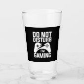 Gamer-Geschenk | Störe nicht, dass ich spiele Glas (Vorderseite)