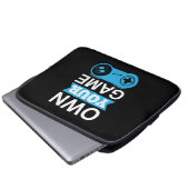 Gamer-Geschenke Eigentum Ihres Spiels Laptopschutzhülle (Vorne Knopf)