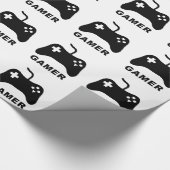 Gamer Geschenkpapier (Ecke)