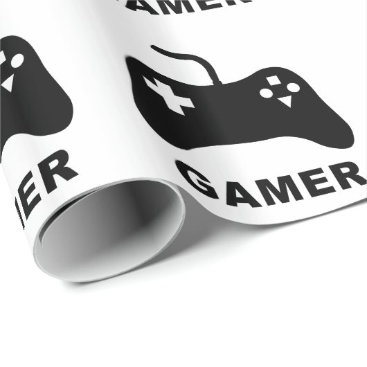 Gamer Geschenkpapier (Rolleneckpunkt)