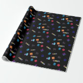 Gamer-Geschenkpapier Geschenkpapier (Ungerollt)