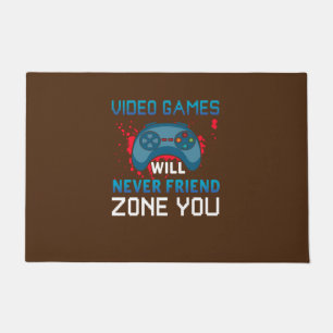 Gamer-Geschenkvideospiele werden dir nie eine Zone Fußmatte