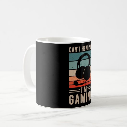 Gamer Gift Gaming Kaffeetasse (Vorderseite Links)
