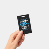 Gamer Gift Gaming Zone Ausweis (Handheld)