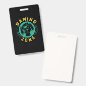 Gamer Gift Gaming Zone Ausweis (Vorder- & Rückseite)