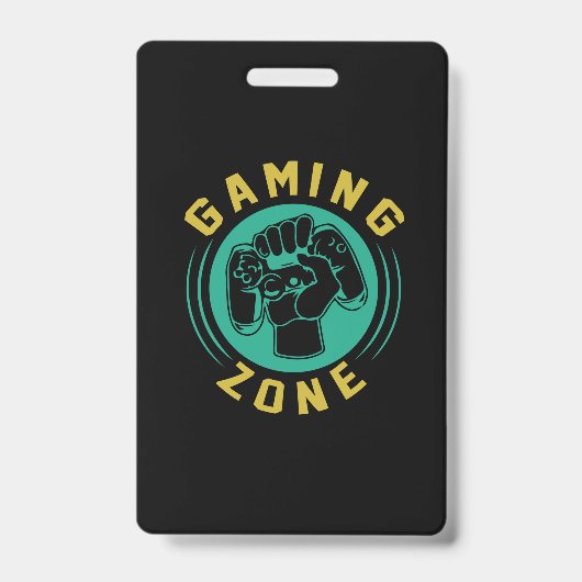 Gamer Gift Gaming Zone Ausweis (Vorderseite)