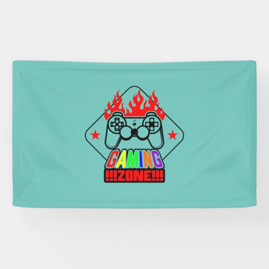 Gamer Gift Gaming Zone Banner (Horizontal)