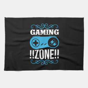 Gamer Gift Gaming Zone Geschirrtuch