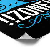 Gamer Gift Gaming Zone Poster (Ecke)