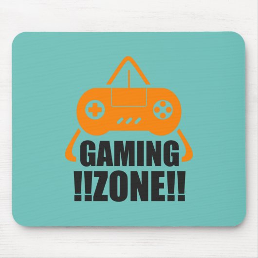 Gamer Gift Gaming Zones Mousepad (Vorne)