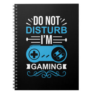 Gamer Gift I Am Gaming Notizblock