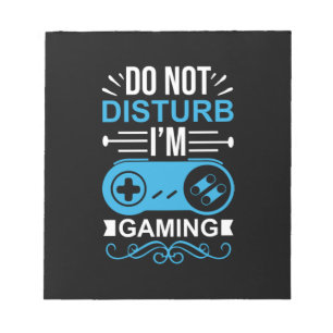 Gamer Gift I Am Gaming Notizblock