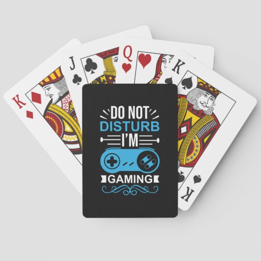 Gamer Gift I Am Gaming Spielkarten (Rückseite)