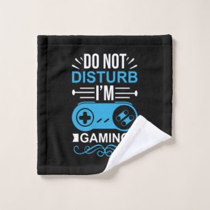 Gamer Gift I Am Gaming Waschlappen