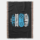 Gamer Gift Ich bin der ultimative Gamer Decke (Vorderseite Vertikal)