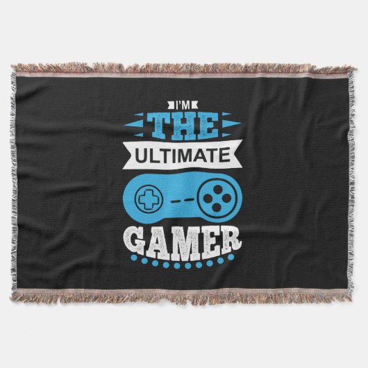 Gamer Gift Ich bin der ultimative Gamer Decke (Vorderseite)