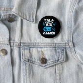 Gamer Gift Ich bin ein Hübscher Big Gamer Button (Beispiel)