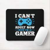 Gamer Gift Jetzt bin ich Gamer Mousepad (Mit Mouse)