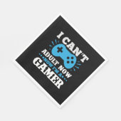 Gamer Gift Jetzt bin ich Gamer Serviette (Ecke)