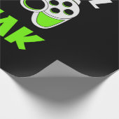 Gamer Gift Kontrolle Game Geschenkpapier (Ecke)
