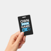 Gamer Gift Own Your Game Ausweis (Handheld)