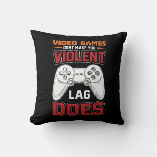 Gamer Gift Video Games Lag macht Kissen