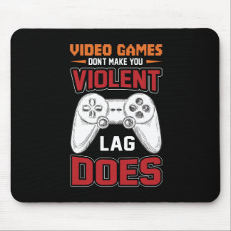 Gamer Gift Video Games Lag macht Mousepad