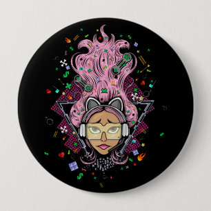 Gamer Girl Button