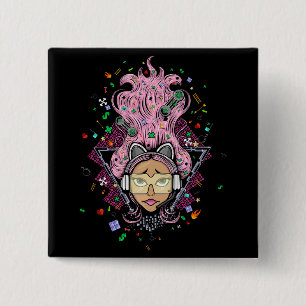Gamer Girl Button