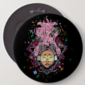 Gamer Girl Button (Vorne & Hinten)