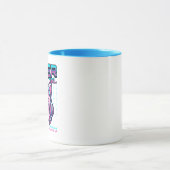 Gamer Girl Cat Kaffeetasse (Zentrum)