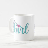 Gamer Girl Coffee Mug - Cute Gaming Gift Kaffeetasse (Vorderseite Links)