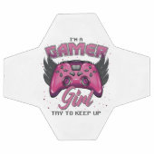 Gamer Girl Design Fußball (Flach)