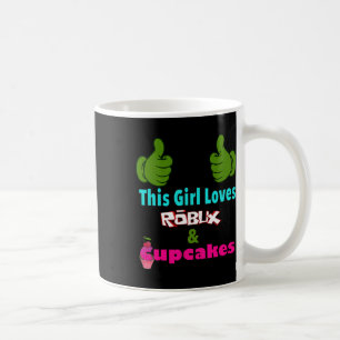Gamer Girl Design Sagt Dieses Mädchen Liebt Robux Kaffeetasse