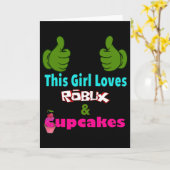 Gamer Girl Design Saying This Girl Loves Robux And Karte (Gelbe Blume)