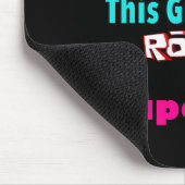 Gamer Girl Design Saying This Girl Loves Robux And Mousepad (Ecke)