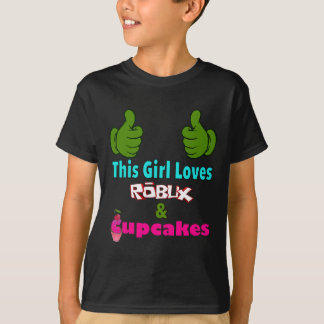 Gamer Girl Design Saying This Girl Loves Robux And T-Shirt