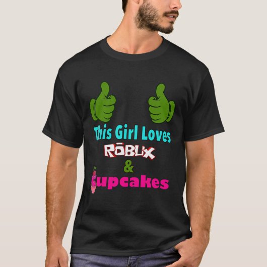 Gamer Girl Design Saying This Girl Loves Robux And T-Shirt (Vorderseite)