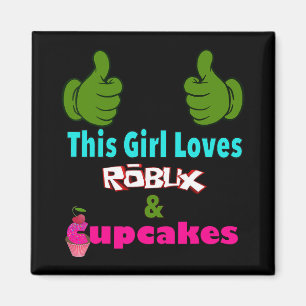 Gamer Girl Design Spruch Dieses Mädchen liebt Robu Magnet