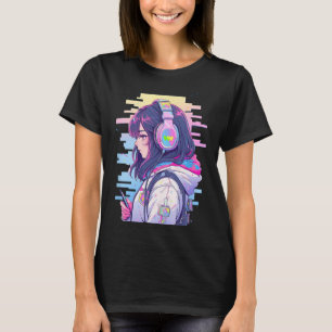 Gamer Girl Funny Pastel Japan Anime Streamer Japan T-Shirt