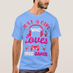 Gamer Girl, Gamer Girl, Herz, Retro, Videospiele, T-Shirt