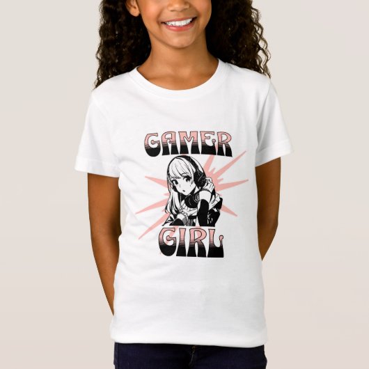 Gamer Girl | Gaming T-Shirt (Vorderseite)